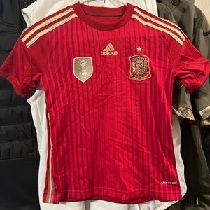 Adidas Youth Spain Soccer Jersey